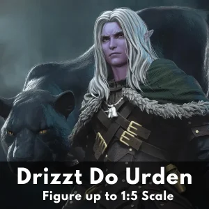 Drizzt Do'Urden Figur - Baldur's Gate 3 - BG3
