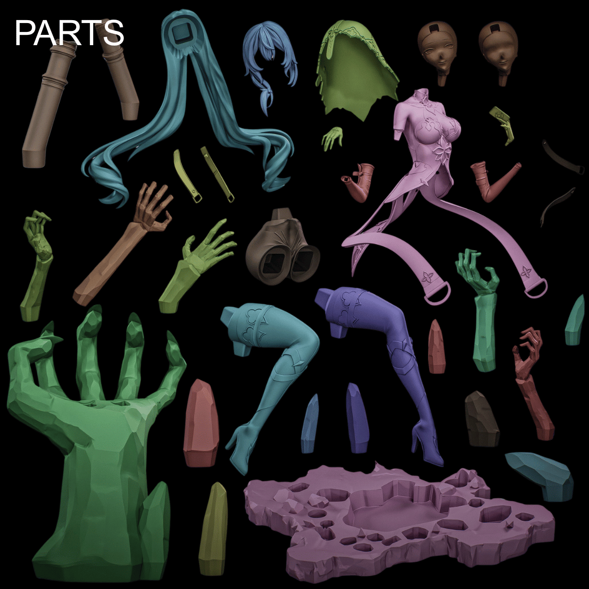 Black-Swan-HSR-parts