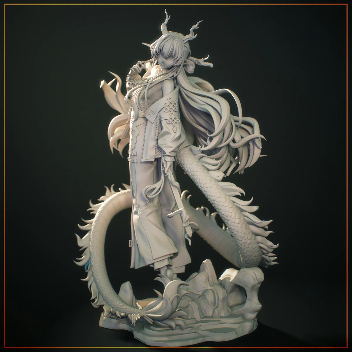 shu-arknights--figure-fanart-Kuru-grey